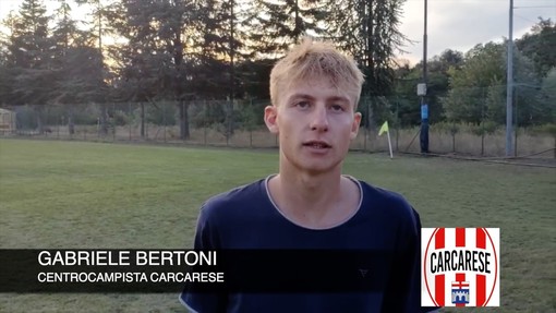 Calcio, Carcarese. Il primo gol stagionale è di Gabriele Bertoni: &quot;La nostra pressione è stata premiata&quot; (VIDEO)