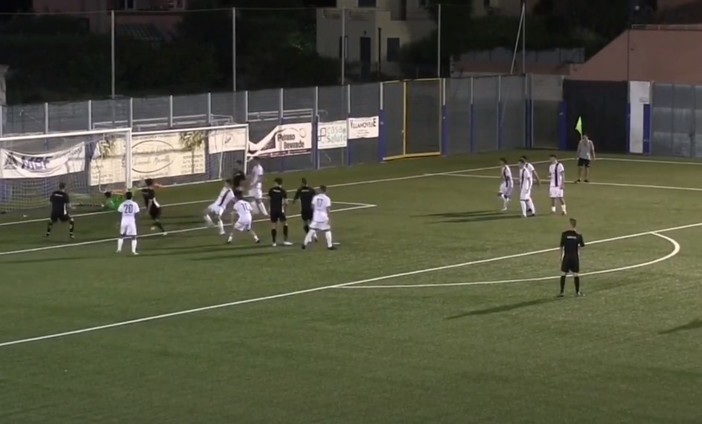 Calcio, Albenga - Golfo Dianese 1-0: il gol di Carlo Nardi (VIDEO)