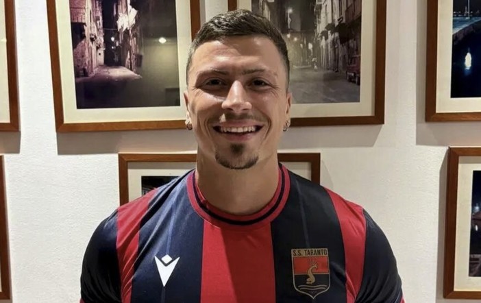 Calciomercato. Oscar Malltezi riparte dal nuovo Taranto, l'attaccante pietrese tesserato nel week end