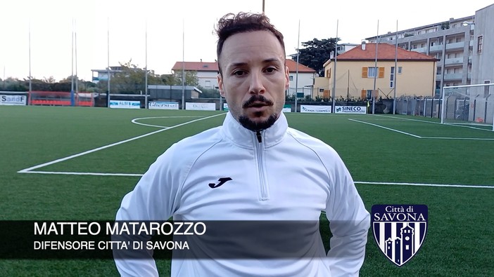 Calcio, Città di Savona. Matarozzo vede una nuova maturità: &quot;Sappiamo soffrire ed essere pazienti. Mandiamo un abbraccio a mister Frumento&quot; (VIDEO)