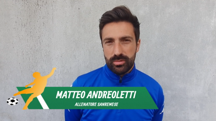 Calcio, Sanremese. Andreoletti gira i complimenti alla squadra: "Bel gioco? Sono fortunato ad avere dei ragazzi volenterosi e di talento" (VIDEO) Calcio, Sanremese. Andreoletti gira i complimenti alla squadra: "Bel gioco? Sono fortunato ad avere dei ragazzi volenterosi e di talento" (VIDEO)
