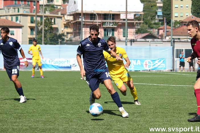 un'immagine della gara di andata