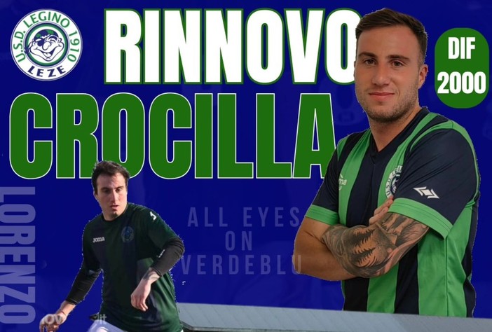 Calciomercato, Legino. Rinnovo annuale ok per Lorenzo Crocilla: "Aspetto umano messo al primo posto"