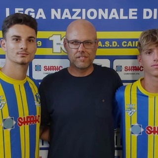 Calcio, Cairese. Presentati i giovani Leone e Federico