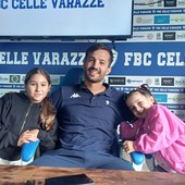Bomber Akkari con la figlia Soleil e Sofia, figlia del direttore Barletta Bomber Akkari con la figlia Soleil e Sofia, figlia del direttore Barletta