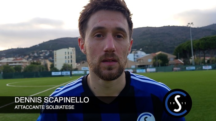 Calcio, Solbiatese. Scapinello sigilla il 3-3 di Imperia: "Sono contento, non ho mollato dopo il rigore sbagliato" (VIDEO)
