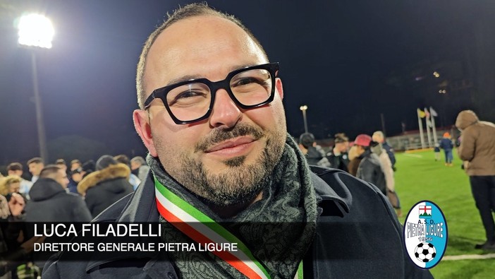 Calcio. Coppa Italia al Pietra Ligure, il DG Filadelli al settimo cielo: "L'avevamo persa due volte, solo chi ha attributi giganteschi può vincere una finale del genere" (VIDEO) Calcio. Coppa Italia al Pietra Ligure, il DG Filadelli al settimo cielo: "L'avevamo persa due volte, solo chi ha attributi giganteschi può vincere una finale del genere" (VIDEO)