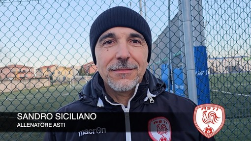 Calcio, Asti. Sospiro di sollievo per mister Siciliano ad Albenga: "Frenesia ed errori, ma questi sono tre punti fondamentali" (VIDEO)