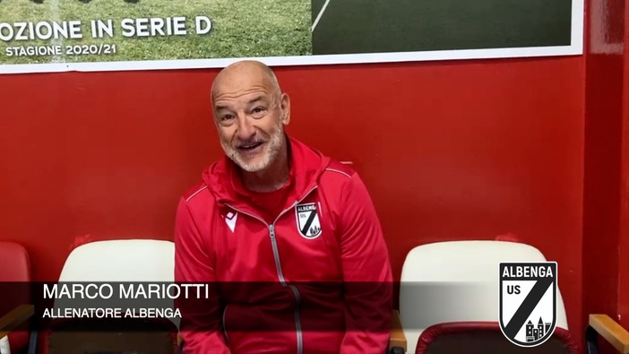 Calcio, Albenga. Mariotti scopre una squadra operaia: "Vinto e sofferto? Mi regala ancora più soddisfazione" (VIDEO)