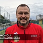 Calcio | San Francesco Loano. Brignoli esulta dopo il 2-1 sul Molassana: "Felice per questi ragazzi, ora serve spirito e concretezza" (VIDEO)