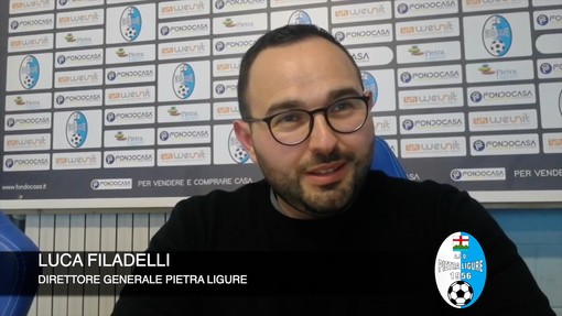 Calcio, Pietra Ligure. Il dg Filadelli celebra il ritorno in Eccellenza: "Dedicato alla società. Pisano il più bravo di tutti ("VIDEO) Calcio, Pietra Ligure. Il dg Filadelli celebra il ritorno in Eccellenza: "Dedicato alla società. Pisano il più bravo di tutti ("VIDEO)