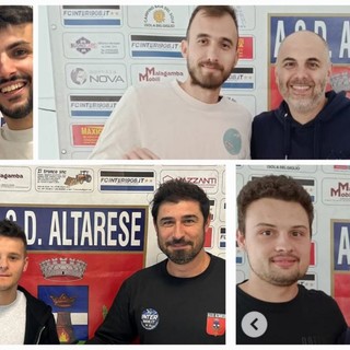 Calciomercato. Conferma per quattro in casa Altarese, restano in giallorosso Shahini, Puglia, Gallo e Saino