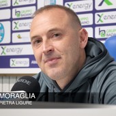 Calcio | Moraglia esulta a fil di sirena: "Bravi ad avere pazienza contro il Golfo. Pietra Ligure o Lazio per il primo posto? Scommetto su di noi" (VIDEO)