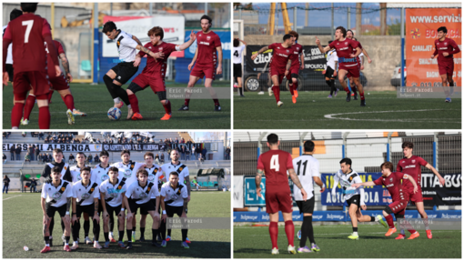 Calcio, Prima Categoria. Ventimiglia corsaro al Riva, la rete di Addiego piega l'Albingaunia: le foto della sfida (FOTOGALLERY)