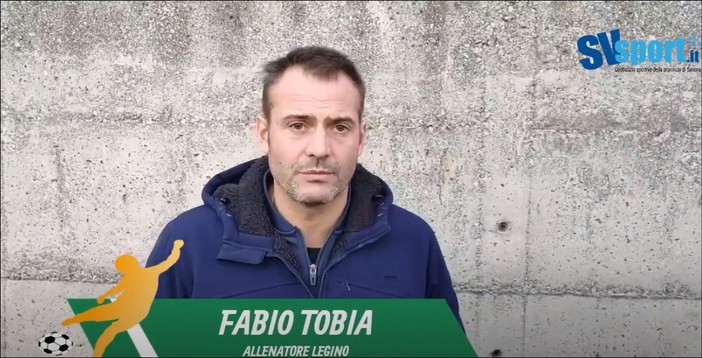Calcio, Legino. Finalmente Fabio Tobia trova continuità di organico: "Per due settimane ho potuto schierare la stessa formazione, ora continuiamo a mettere fieno in cascina" (VIDEO)