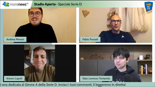 Parterre de roi con Fabio Fossati e Arturo Lupoli nella prima puntata del 2022