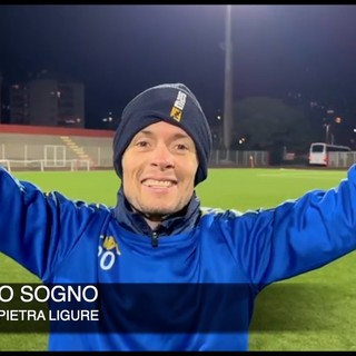 Calcio, Pietra Ligure. Un altro trofeo in bacheca per Santiago Sogno. "Le vittorie sofferte sono le più belle, a Millesimo non avremo la pancia piena" (VIDEO)