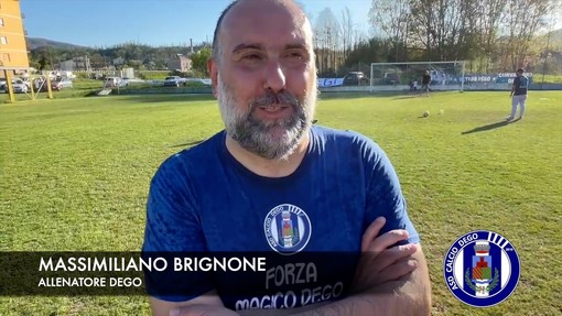 Calcio, Dego. Mister Brignone può festeggiare la Promozione: &quot;Un percorso iniziato dopo i playoff dell'anno scorso&quot; (VIDEO)