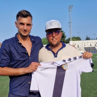 Mitu con il presidente Simone Marinelli