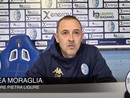 Calcio, Pietra Ligure. Moraglia d'orgoglio dopo la sconfitta con la Fezzanese: "Miglior partita dal mio arrivo, stiamo lavorando per crescere in consapevolezza" (VIDEO)