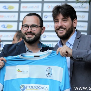 il direttore generale, Luca Filadelli, insieme al direttore sportivo, Roberto Vassallo