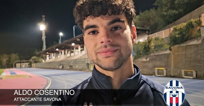 Calcio | Savona. Cosentino apre la strada alla rimonta sulla Carcarese: "Gioco con spensieratezza, questo gruppo mi ha fatto inserire al maglio" (VIDEO)