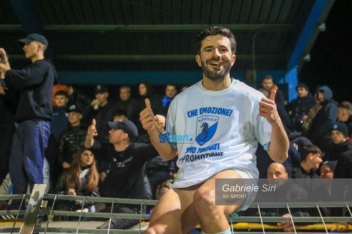 Calcio, Albissole. Una promozione dal sapore speciale per Jacopo Ghigliazza. "Grande appartenenza, abbiamo vinto da albissolesi" (VIDEO)