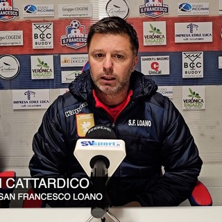 Calcio, San Francesco Loano. Cattardico recrimina sulla direzione di gara: "Cosa è mancato contro l'Arenzano? L'arbitro!" (VIDEO)