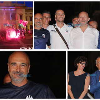 Calcio, Savona: la fotogallery della presentazione in Piazza Sisto