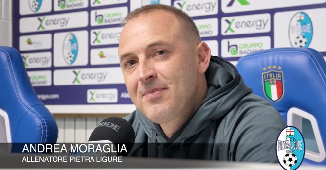 Calcio | Moraglia esulta a fil di sirena: "Bravi ad avere pazienza contro il Golfo. Pietra Ligure o Lazio per il primo posto? Scommetto su di noi" (VIDEO) Calcio | Moraglia esulta a fil di sirena: "Bravi ad avere pazienza contro il Golfo. Pietra Ligure o Lazio per il primo posto? Scommetto su di noi" (VIDEO)