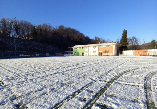 Calcio, Promozione. Carcarese - Praese rinviata, Corrent come una pista di pattinaggio Calcio, Promozione. Carcarese - Praese rinviata, Corrent come una pista di pattinaggio