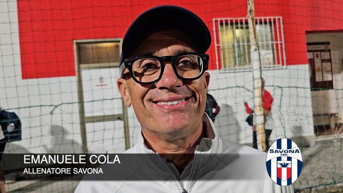 Calcio, Savona. Cola dopo la vittoria del Memorial Zizzini: "Bene i giovani, sappiamo di avere del potenziale" (VIDEO) Calcio, Savona. Cola dopo la vittoria del Memorial Zizzini: "Bene i giovani, sappiamo di avere del potenziale" (VIDEO)