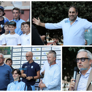 Calcio, Pietra Ligure. Gli scatti più belli della presentazione in piazza San Nicolò (FOTOGALLERY)