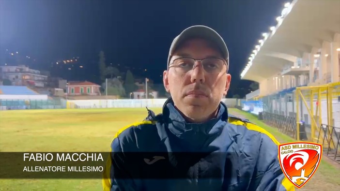 Calcio | Millesimo sconfitto 5-2 in Coppa, mister Macchia: "Sanremese impressionante, rifacciamoci con il Borgosesia" (VIDEO) Calcio | Millesimo sconfitto 5-2 in Coppa, mister Macchia: "Sanremese impressionante, rifacciamoci con il Borgosesia" (VIDEO)