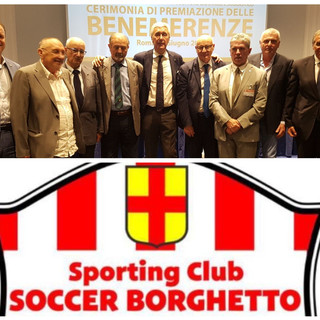 Calcio. Venti anni in Federazione, Carlo Fantoni ha ricevuto la benemerenza dal presidente Sibilia