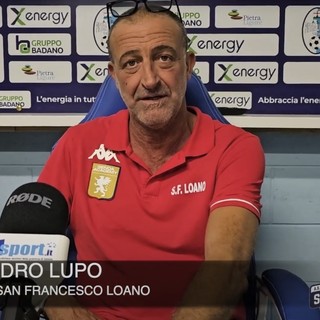 Calcio, San Francesco Loano. Il derby d'andata di Coppa è rossoblu, Lupo: "Pietra forte, è una soddisfazione che i nostri ragazzi si meritano" (VIDEO)