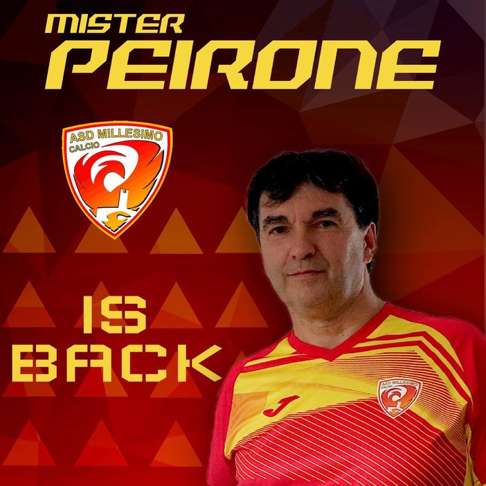 Calciomercato. Il Millesimo riabbraccia Bruno Peirone, il tecnico torna alla guida della Prima Squadra giallorossa Calciomercato. Il Millesimo riabbraccia Bruno Peirone, il tecnico torna alla guida della Prima Squadra giallorossa