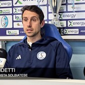 Calcio | Solbiatese. Guidetti dopo la vittoria di Pietra: "Bravi a crederci anche in inferiorità numerica" (VIDEO) Calcio | Solbiatese. Guidetti dopo la vittoria di Pietra: "Bravi a crederci anche in inferiorità numerica" (VIDEO)