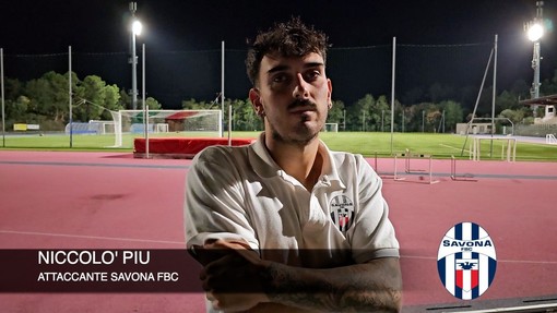 Calcio, Savona. Piu vede il bicchiere mezzo pieno: "Non abbiamo fatto male con l'Old Boys, con lo Sciarbo &amp; Cogo conterà solo vincere" (VIDEO)