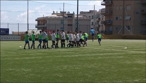 Calcio, Baia Alassio. Proseguono gli incontri con la Sampdoria a Villa Gavotti, ieri è toccato alla leva 2010