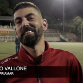 Calcio, Priamar. E' Federico Vallone l'uomo playoff: &quot;Tutti volevamo vivere una serata così&quot; (VIDEO)
