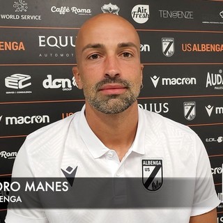 Calcio, Albenga. Giornata da palcoscenico per Manes, due gol e un rosso sul tabellino: "Siamo scesi in campo con l'atteggiamento giusto" (VIDEO)
