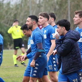 Calcio, Andora. Luca Delfino scuote i biancoblu: "Basta chiudersi, avremmo potuto avere 4 punti in più"
