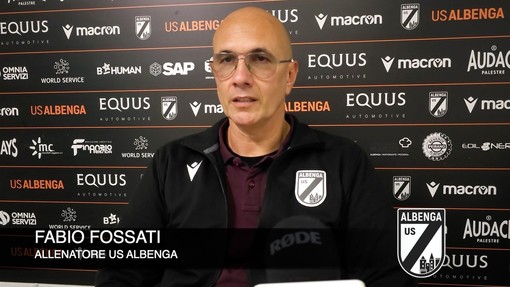 Calcio, Albenga. Fabio Fossati si gode vittoria e quarto posto: "Analizzeremo i motivi delle difficoltà odierne, festeggiamo questi tre punti di platino" (VIDEO) Calcio, Albenga. Fabio Fossati si gode vittoria e quarto posto: "Analizzeremo i motivi delle difficoltà odierne, festeggiamo questi tre punti di platino" (VIDEO)