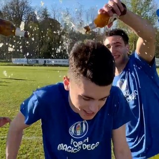 Calcio, Dego. Alessio Muca festeggia e rilancia: "Volevamo la promozione dalla scorsa estate, ora puntiamo anche alla Coppa" (VIDEO) Calcio, Dego. Alessio Muca festeggia e rilancia: "Volevamo la promozione dalla scorsa estate, ora puntiamo anche alla Coppa" (VIDEO)