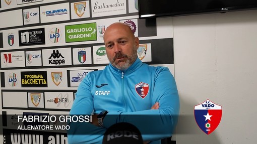 Calcio, Vado. L'emozione di mister Fabrizio Grossi: &quot;Un onore guidare questi ragazzi ad Albenga. Resto a disposizione della società&quot; (VIDEO)