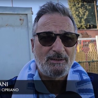 Calcio. Il San Cipriano c'è nella corsa salvezza, Tovani: &quot;Posso solo ringraziare questi ragazzi, buona Pasqua a tutti!&quot; (VIDEO)