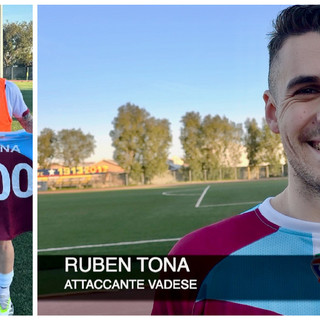 Calcio. Cento presenze in azzurrogranata per Ruben Tona: "La Vadese per me significa famiglia" (VIDEO)