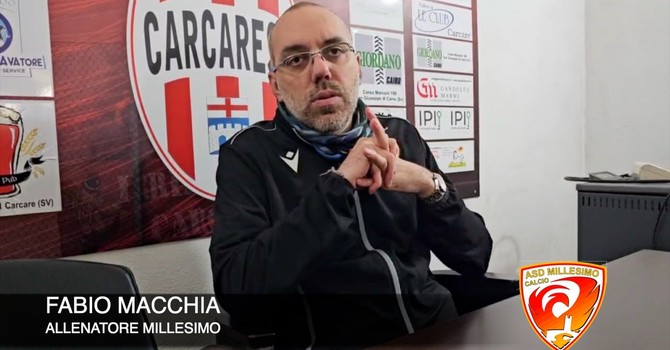 Calcio | Millesimo, la supremazia territoriale non basta contro la Carcarese. Macchia: "Padroni del campo, l'arbitro non mi è piaciuto" (VIDEO)