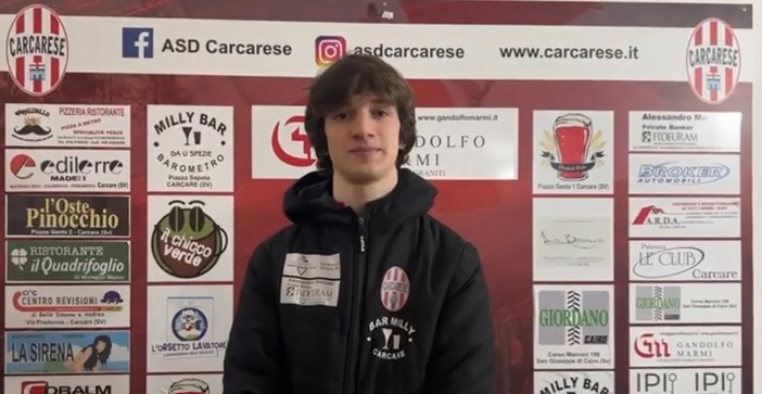 Calcio | La Carcarese Under 21 vola con la tripletta di Cesi: "La dedica è per la famiglia e per chi mi vuole bene"